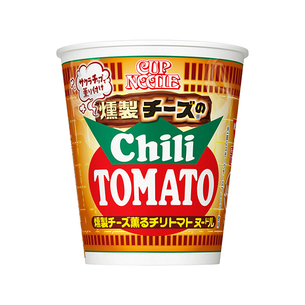 カップヌードル＜燻製チーズのチリトマト＞（日清食品）2024年2月5日発売