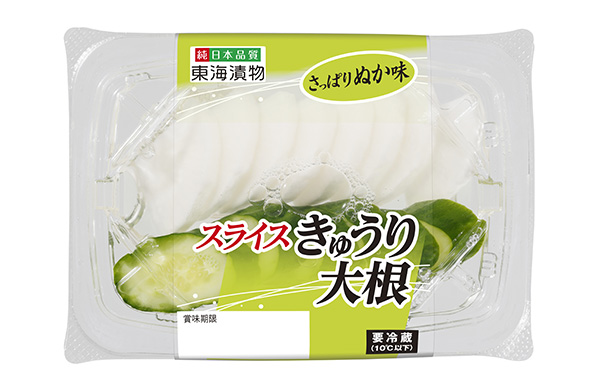 東海漬物、「スライス浅漬」シリーズから「スライスきゅうり大根」発売