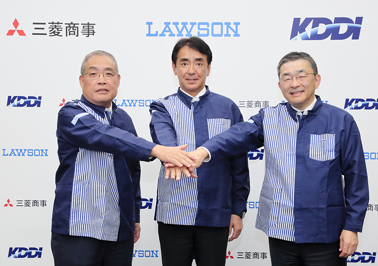 【速報】ローソン、KDDI・三菱商事と資本業務提携