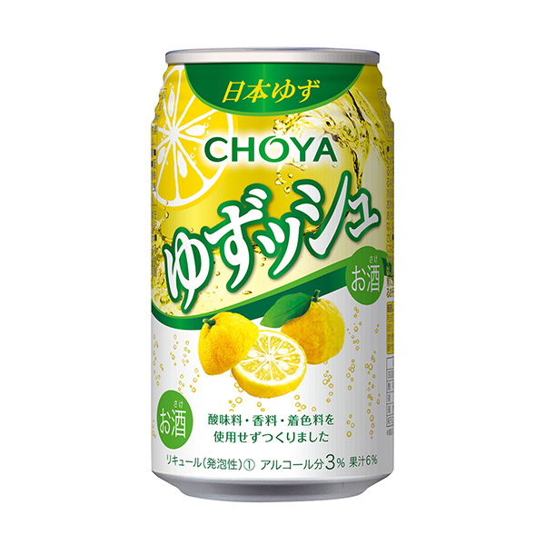 チョーヤ　ゆずッシュ（チョーヤ梅酒）2024年3月5日発売