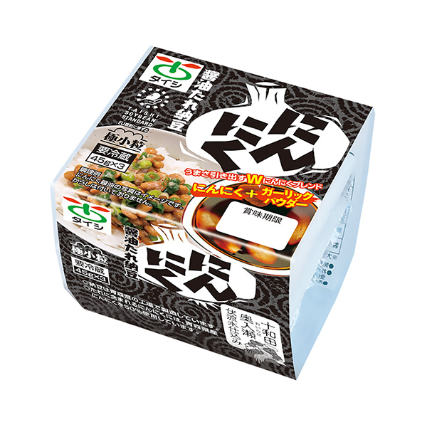 にんにく醤油たれ納⾖極⼩粒（太子食品工業）2024年3月1日発売