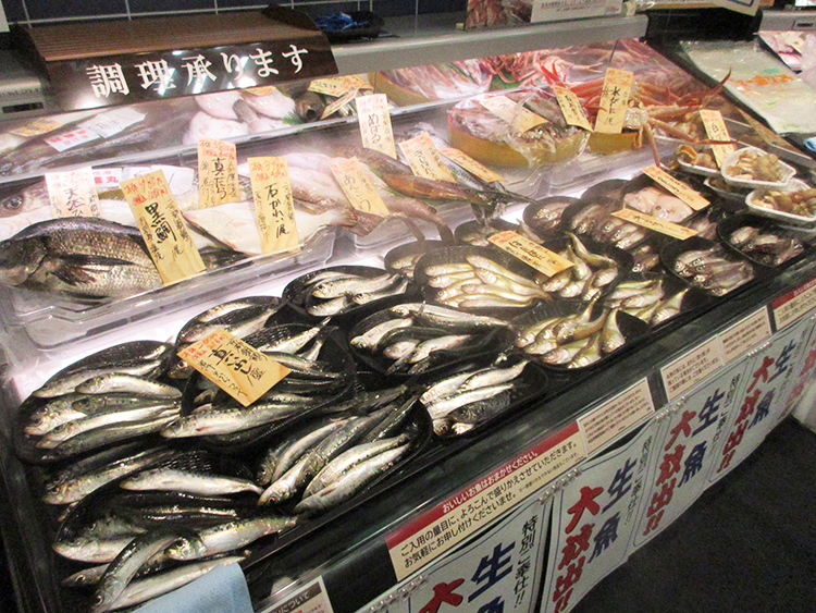 日本海の鮮魚はファンが多い