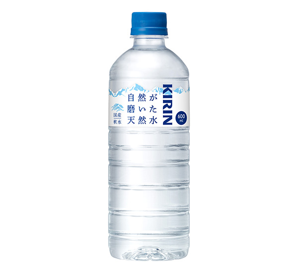 「キリン　自然が磨いた天然水」600ml PETボトル