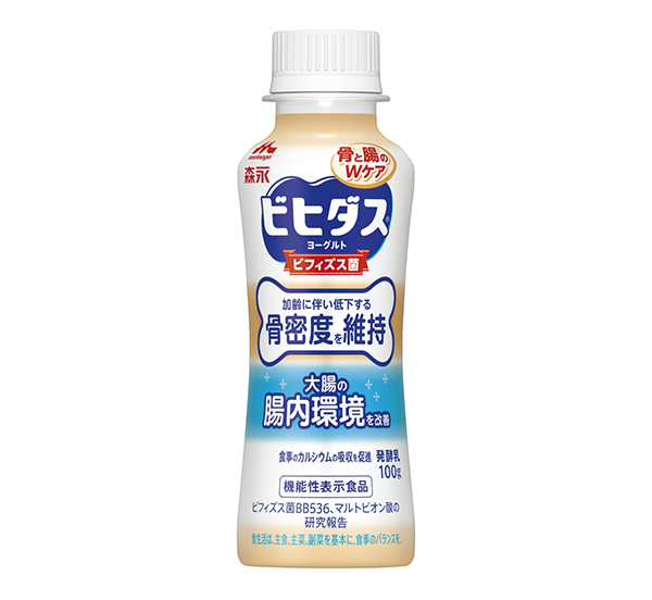 森永乳業、「ビヒダス」から骨密度対策　機能性表示食品発売