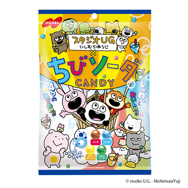 スタジオUGちびソーダ（ノーベル製菓）2024年3月18日発売