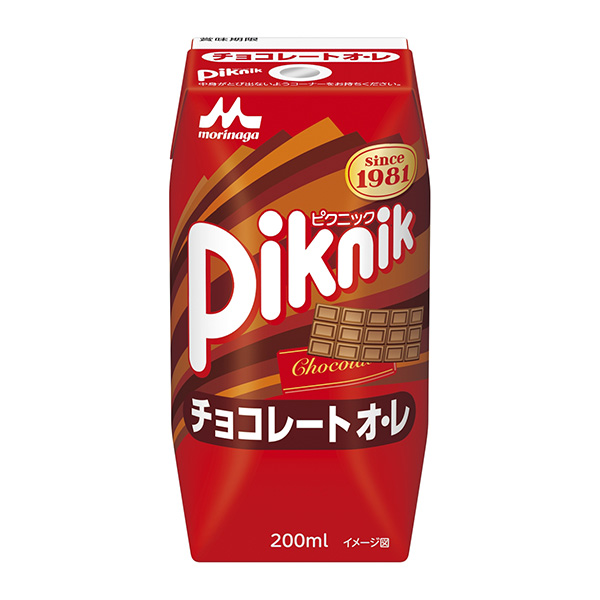 Piknik（ピクニック）　＜チョコレートオ・レ＞（森永乳業）2024年3月…