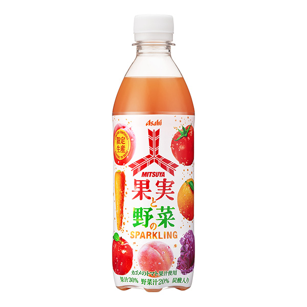 三ツ矢果実と野菜のスパークリング（アサヒ飲料）2024年5月7日発売