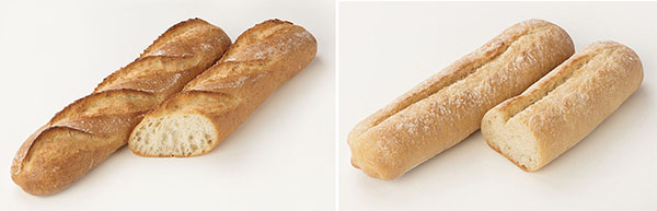 フードビジネス事業では、石窯バケット（左）とカスクートロールなど食事系のパンが好調