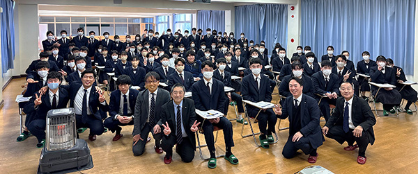 長崎県立壱岐商業高等学校では「乳酸菌勉強会」が特別出張