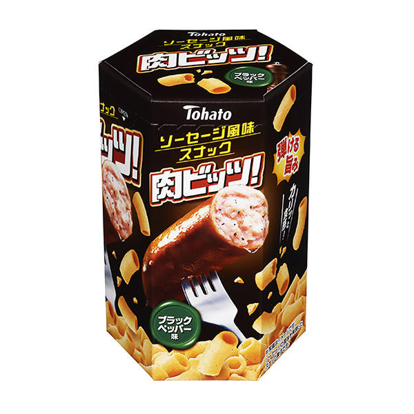 肉ビッツ　＜ブラックペッパー味＞（東ハト）2024年4月1日発売