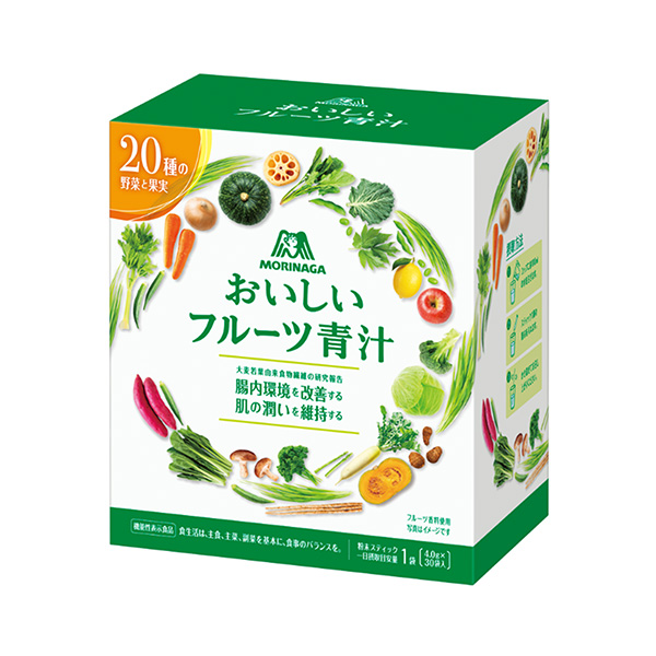 おいしいフルーツ青汁パウダー（森永製菓）2024年4月1日発売