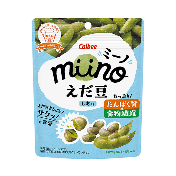 miino＜えだ豆　しお味＞（カルビー）2024年4月15日発売