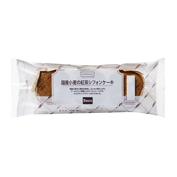 国産小麦の紅茶シフォンケーキ（敷島製パン）2024年5月1日発売