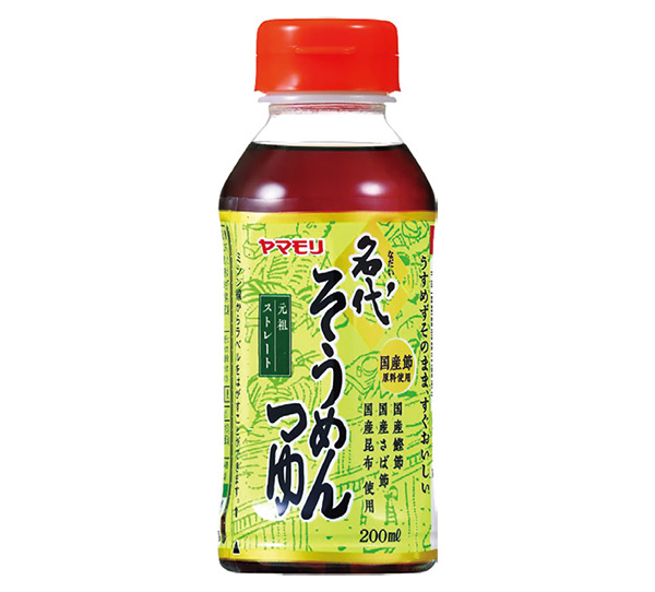 全国麺類特集：関西・四国・中部めんつゆ＝ヤマモリ　「名代」缶をPET変更