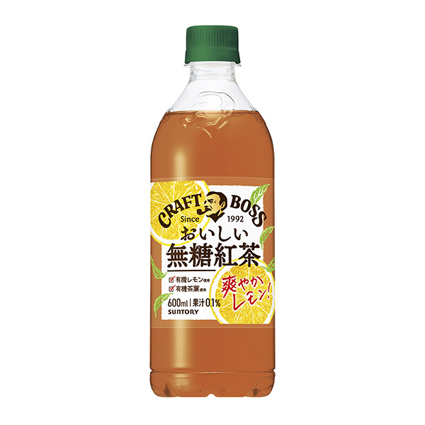 クラフトボス　＜おいしい無糖紅茶レモン＞（サントリー食品インターナショナル）…
