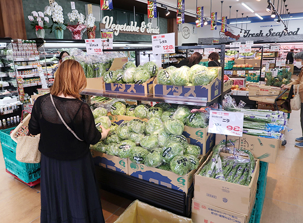 「青果は店の顔」と鮮度を重視