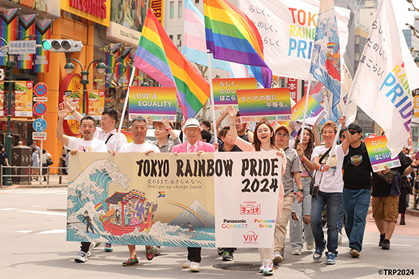 4月、東京で開催されたアジア最大級のLGBTQ＋関連イベント「東京レインボープライド2024」。セクシュアル・マイノリティ(性的少数者)が差別や偏見にさらされることなく、より自分らしく前向きに生きていける社会の実現を目指して“性”と“生”の多様性を祝福