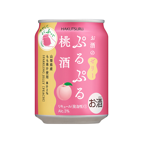 白鶴　ぷるぷる桃酒（白鶴酒造）2024年6月11日発売