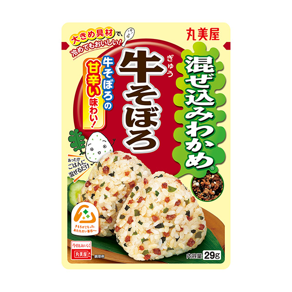 混ぜ込みわかめ＜牛そぼろ＞（丸美屋食品工業）2024年8月1日発売