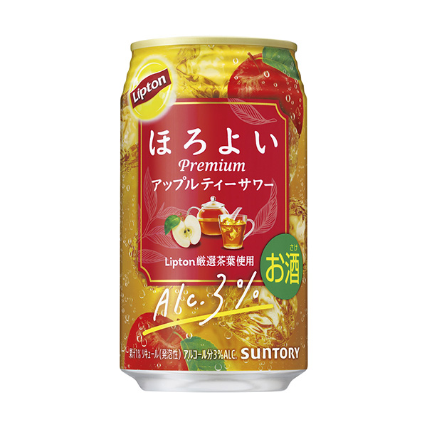 ほろよい　＜Lipton アップルティーサワー＞（サントリー）2024年9月…