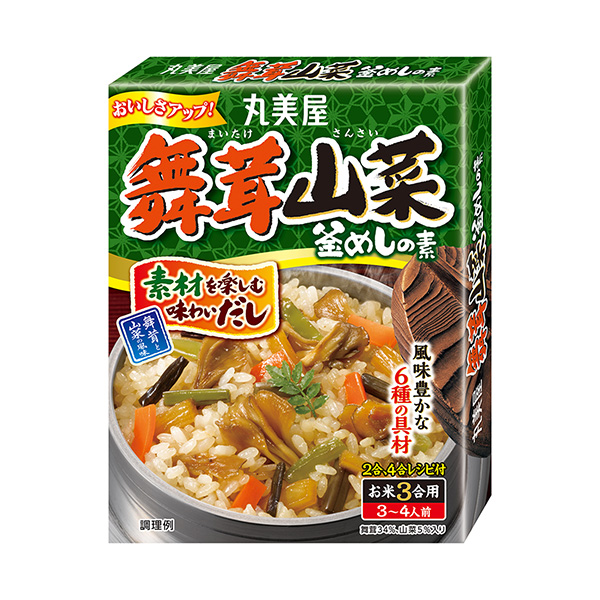 ＜舞茸山菜＞　釜めしの素（丸美屋食品工業）2024年8月1日発売