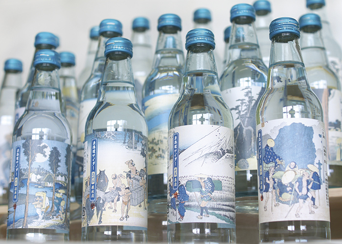 木村飲料、「東海道サイダー」新発売　浮世絵ラベルで静岡の魅力発信