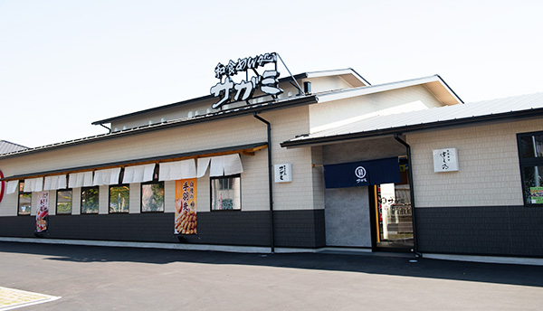 昨年5月にオープンしたサガミ川名店（名古屋市昭和区）