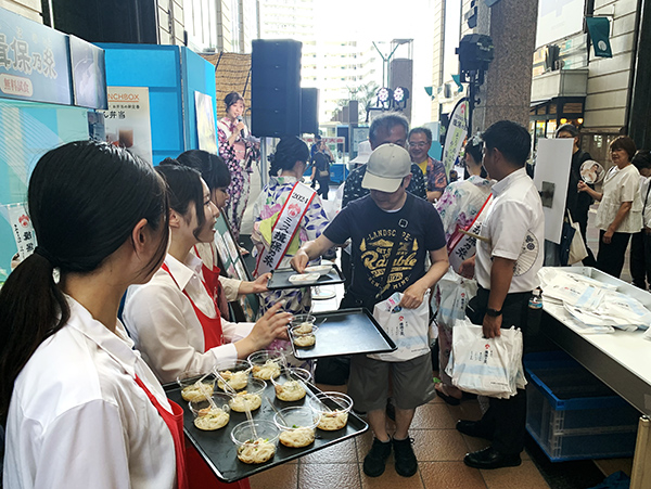 兵庫県手延素麺協同組合、大丸福岡天神で夏イベント