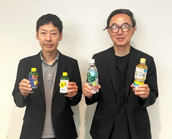 ブランドマネジメント部担当部長の室晃司氏（左）と鶴谷哲司氏