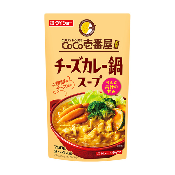 CoCo壱番屋監修　チーズカレー鍋スープ（ダイショー）2024年8月1日発売