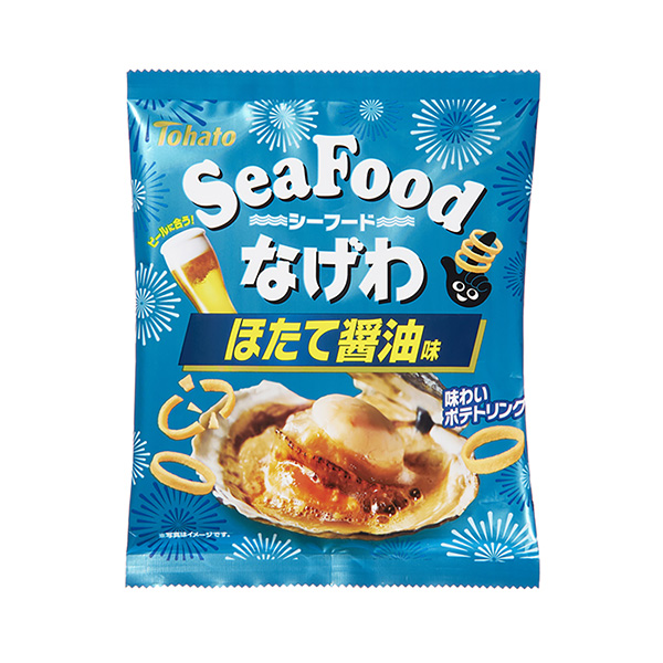 シーフードなげわ　＜ほたて醤油味＞（東ハト）2024年7月29日発売