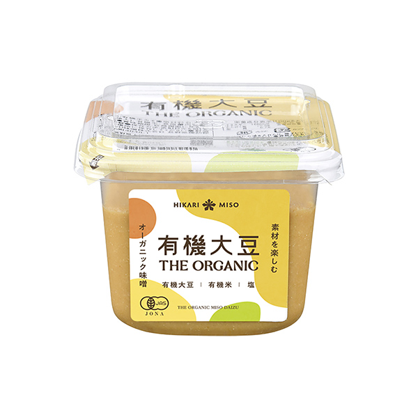 THE　ORGANIC　＜有機大豆＞（ひかり味噌）2024年9月1日発売