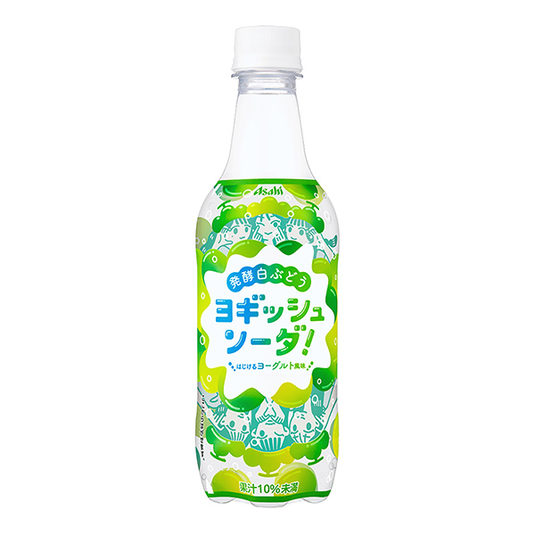 ヨギッシュソーダ！　＜発酵白ぶどう＞（アサヒ飲料）2024年8月6日発売