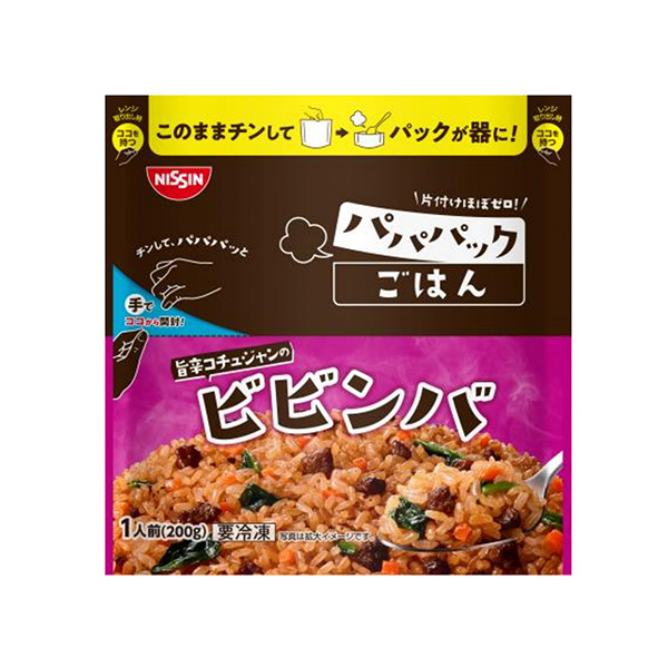 冷凍　日清　パパパックごはん　＜旨辛コチュジャンのビビンバ＞（日清食品冷凍）…