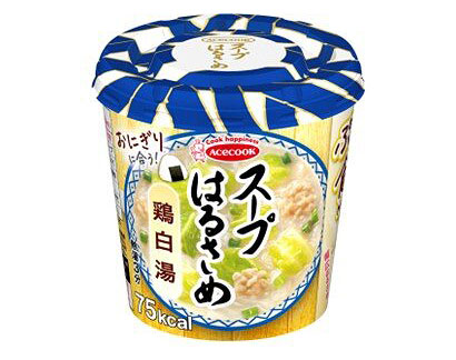 エースコック、「スープはるさめ」から「鶏白湯」新発売