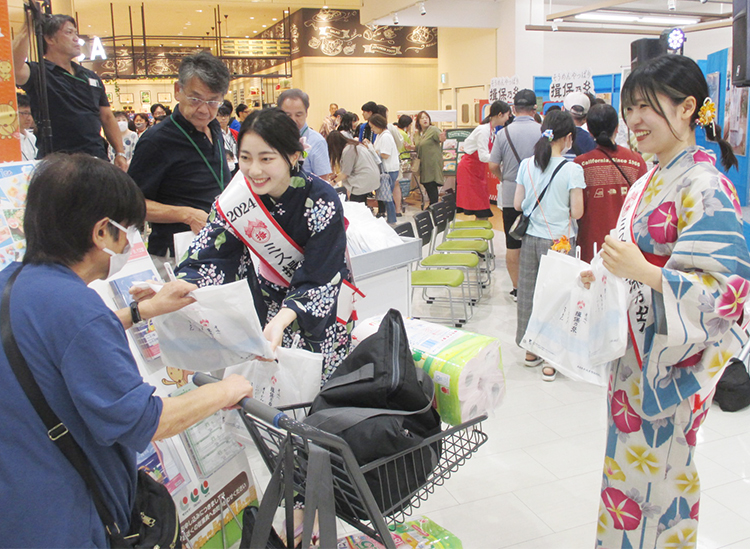 サンリブシティ小倉店で行われたイベント