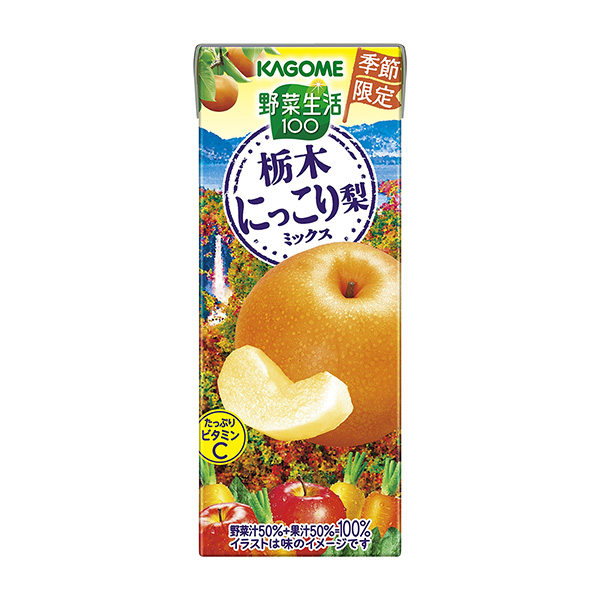 野菜生活　100＜栃木にっこり梨ミックス＞（カゴメ）2024年8月3日発売