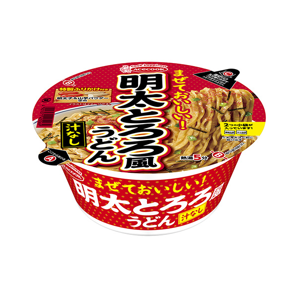 明太とろろ風うどん（エースコック）2024年8月26日発売