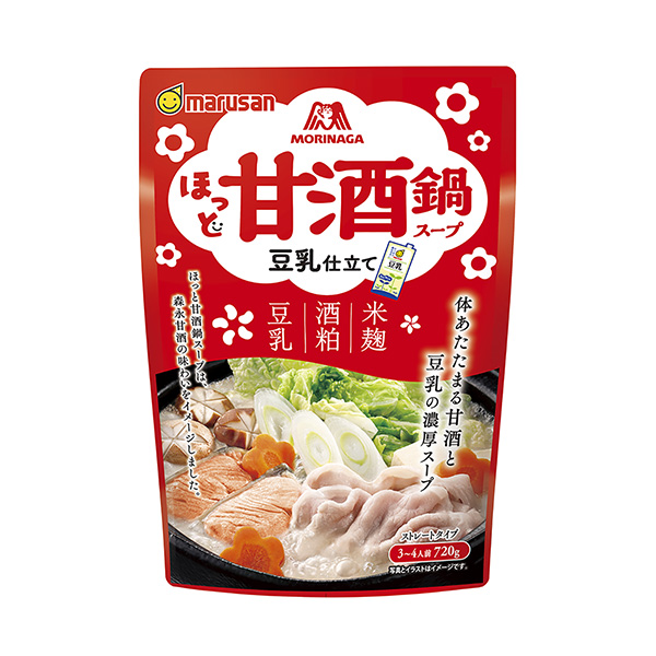 ほっと甘酒鍋スープ　豆乳仕立て（マルサンアイ）2024年8月21日発売