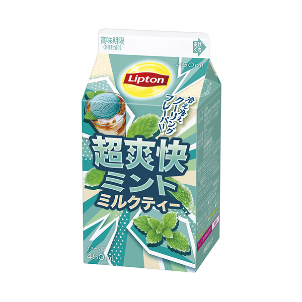 リプトン　＜超爽快ミントミルクティー＞（森永乳業）2024年8月20日発売