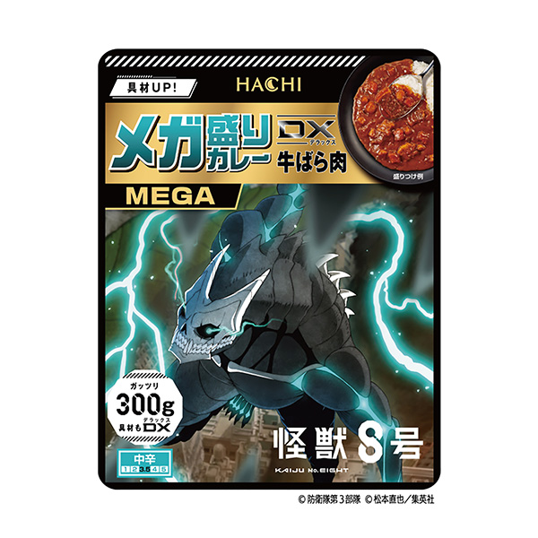 メガ盛りカレー DX　＜牛ばら肉＞（ハチ食品）2024年9月2日発売