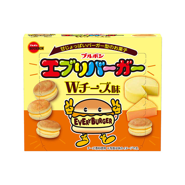 エブリバーガー　＜Wチーズ味＞（ブルボン）2024年9月3日発売