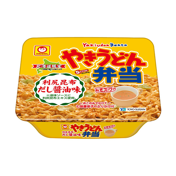 マルちゃん　やきうどん弁当　＜利尻昆布だし醤油味＞（東洋水産）2024年9月…