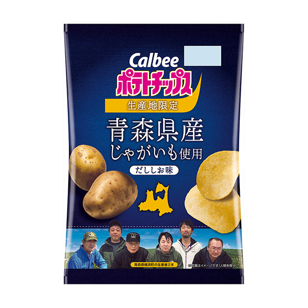 青森県産じゃがいも使用ポテトチップス　だししお味（カルビー）2024年8月2…