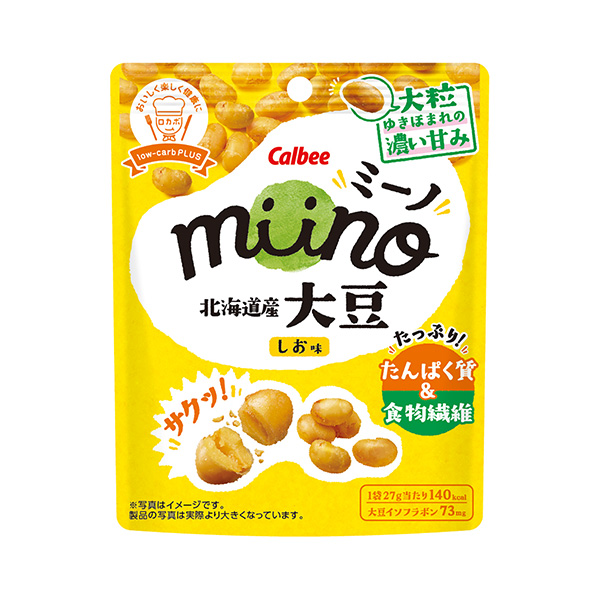 miino　大豆　＜しお味＞（カルビー）2024年9月9日発売