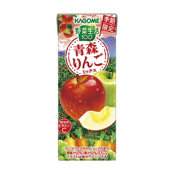 野菜生活100　＜青森りんごミックス＞（カゴメ）2024年10月1日発売