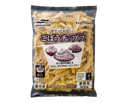 サクッとかる～いごぼうチップス　規格＝500g／冷凍