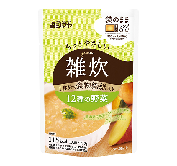 缶詰・瓶詰・レトルト食品特集：シマヤ　雑炊に新シリーズ登場