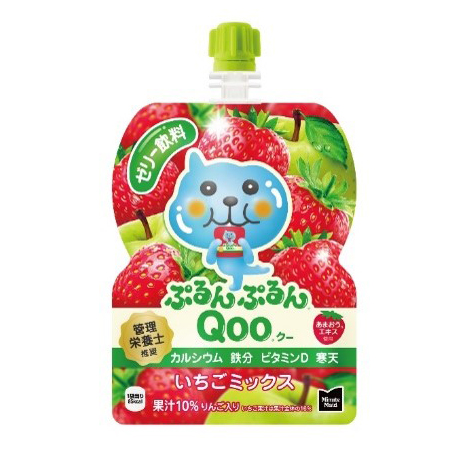 「ぷるんぷるんQoo いちごミックス」