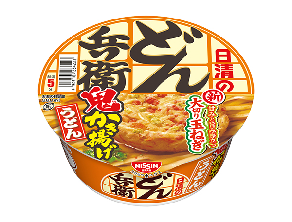 「日清のどん兵衛　鬼かき揚げうどん」